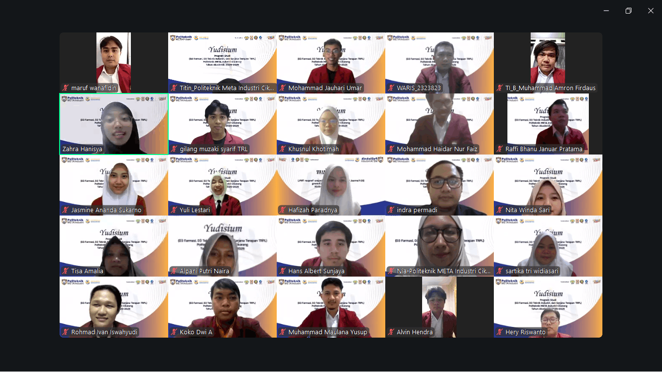 Politeknik Meta Industri Cikarang Gelar Yudisium Tahun Akademik 2025/2026 Secara Daring