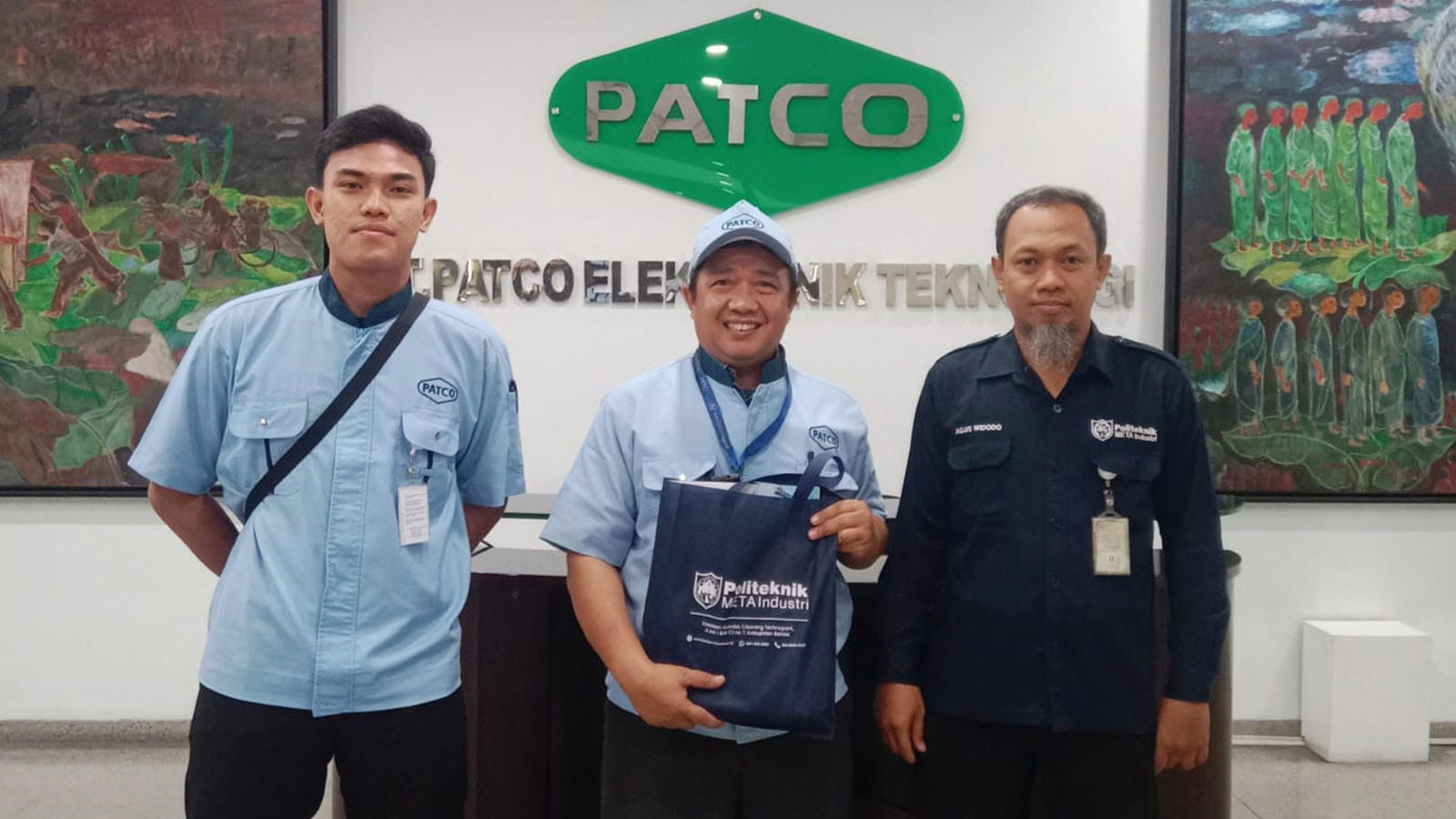 Serah Terima Mahasiswa PKL di PT. PATCO Electronic Indonesia