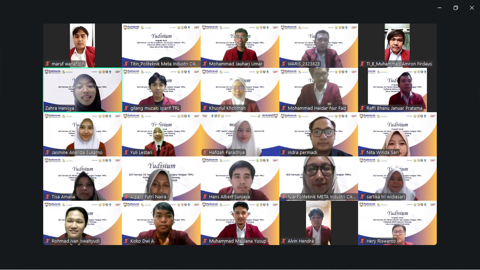 Pelaksanaan Ceremony Yudisium Tahun Akademik 2025/2026
